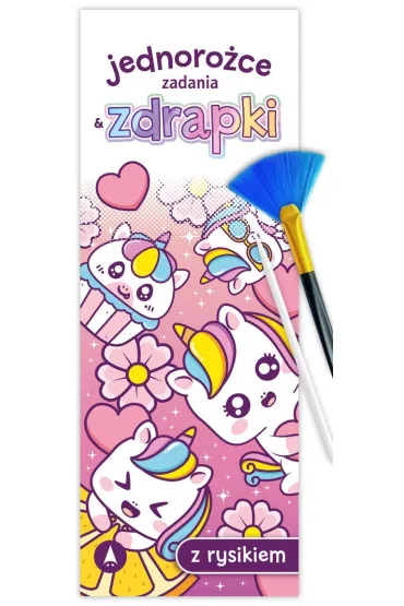 Wydrapywanka 80X215 Jednoro�ce. Zadania & zdrapki SKRZAT 074871 - Wioleta �y�owska