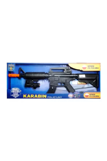 Karabin policyjny z polskim modu�em g�osowym Swede