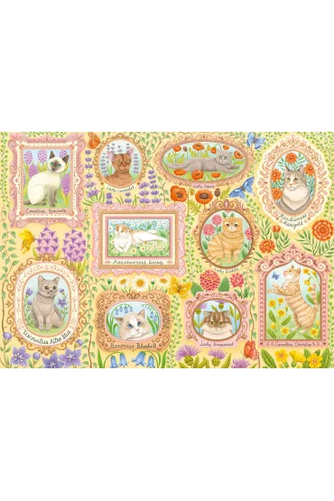 Puzzle 1000 el. PQ Portrety kociej socjety Schmidt