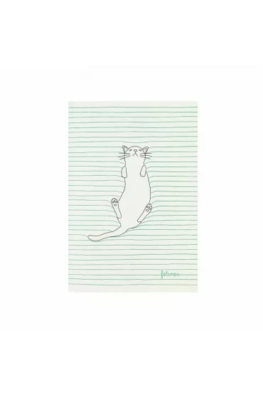 Santoro Ma�y Notatnik - Feline Fine (Green)