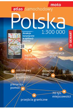 Polska. Atlas  samochodowy 1:300 000