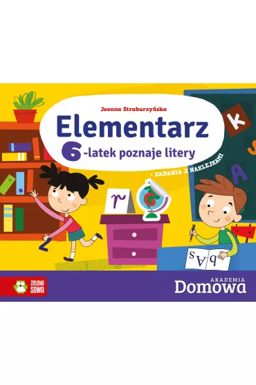 Elementarz. 6-latek poznaje litery - Joanna Straburzy�ska, Wojciech Stachyra