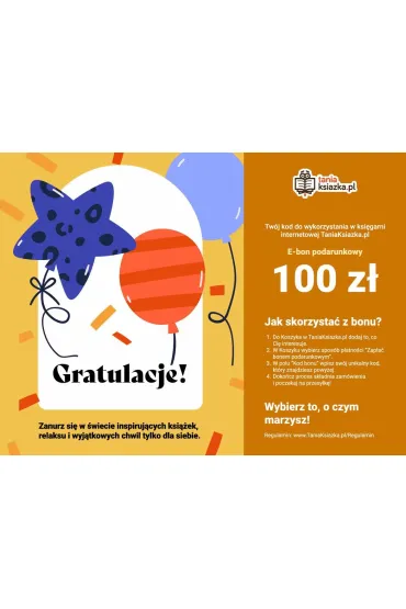 e-Bon Karta Podarunkowa Gratulacje 100 z� TaniaKsiazka.pl