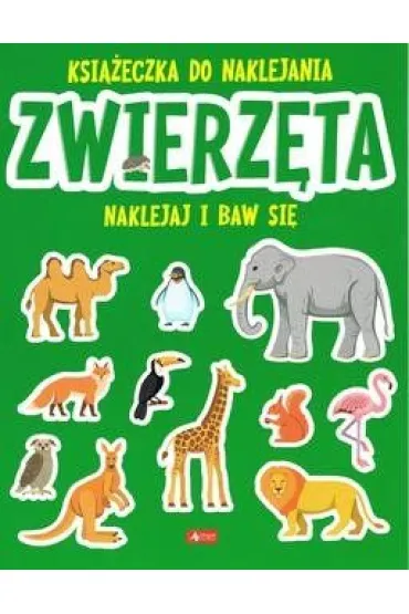 Zwierz�ta. Ksi��eczka do naklejania
