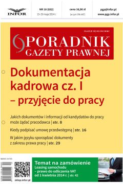 ePrasa Poradnik Gazety Prawnej 18/2014