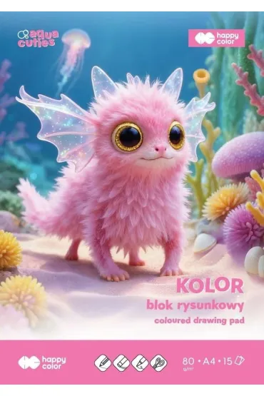 Blok rysunkowy kolor A3/15K 80g HAPPY COLOR