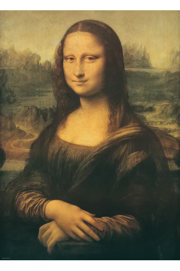 Puzzle 1000 el. Mona Lisa, Leoanardo da Vinci Eurographics