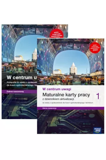 Pakiet W centrum uwagi 1. Podr�cznik z maturalnymi kartami pracy z dziennkiem aktualizacji do wiedzy o spo�ecze�stwie dla liceum og�lnokszta�c�cego i technikum. Zakres rozszerzony - Lucyna Czechowska, S�awomir Drelich