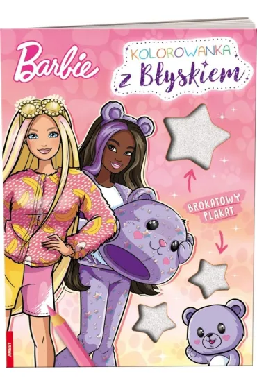 Mattel Barbie. Kolorowanka z b�yskiem
