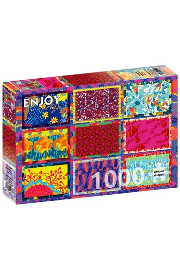 Puzzle 1000 el. Kolorowe wzory 5 Enjoy