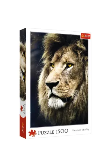 Puzzle 1500 el. Portret lwa Trefl