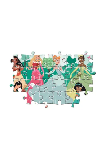 Puzzle 104 el. Maxi SuperColor. Princess Clementoni