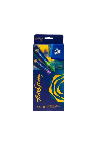 Farby tempery ASTRA 602124005 12 x 12 ml