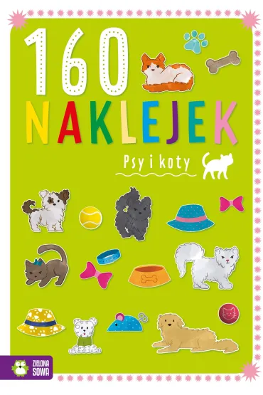 KSIAZECZKA EDUK A4 160 NAKLEJEK PSY I KOTY ZS