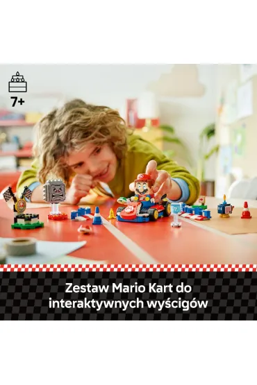 LEGO Super Mario Mario Kart - Interaktywna figurka LEGO Mario i Standard Kart 72043