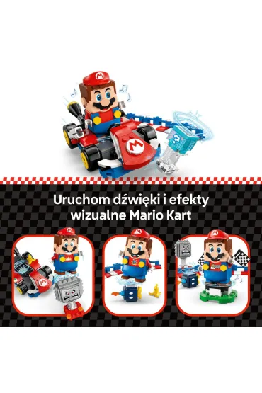 LEGO Super Mario Mario Kart - Interaktywna figurka LEGO Mario i Standard Kart 72043