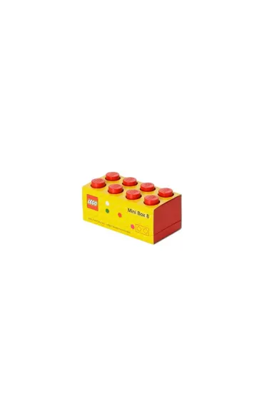 Minipude�ko klocek LEGO 8 Czerwone