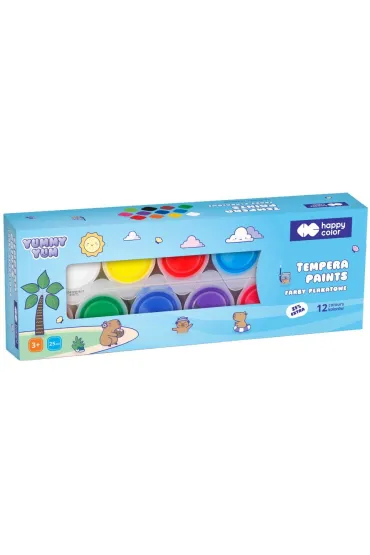Happy Color Farby plakatowe Yummy Yum - Kapibara, 12 kolor�w
