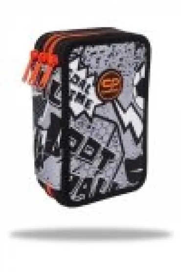 CoolPack Pi�rnik potr�jny z wyposa�eniem Jumper 3 Grey Ball