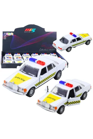 Policja z nap�dem metalowy otwierane drzwi 1:23 LeanToys