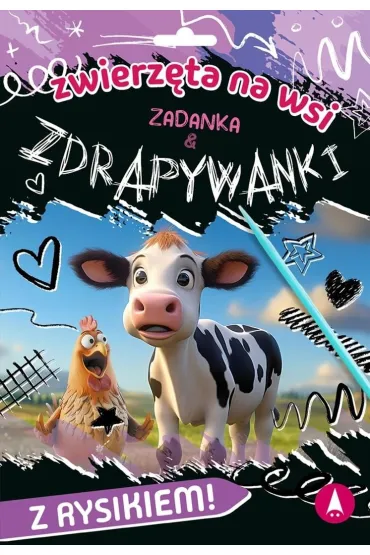 Wydrapywanka 180X260 Zwierz�ta na wsi. Zadanka & zdrapywanki SKRZAT 079739 - Monika  �lizowska