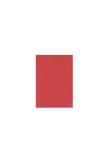 Artdruk Litery samoprzylepne 3 cm czerwone 8 szt.