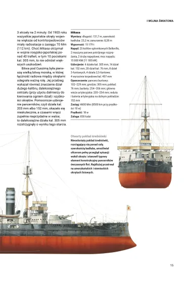 Pancerniki i kr��owniki liniowe I i II wojny �wiatowej - E. V. Martindale