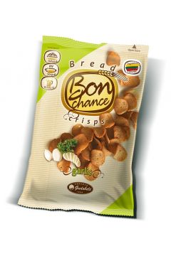 Bon Chance Chrupice chipsy chlebowe czosnkowe 120 g