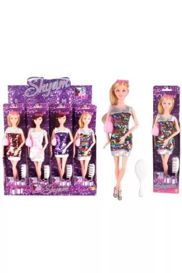 Lalka w cekinowej sukience MIX Trifox