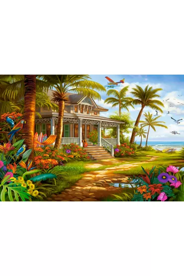 Puzzle 1500 el. Palm House Castorland