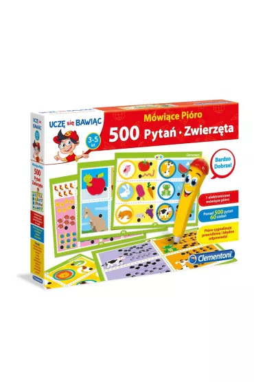 M�wi�ce pi�ro 500 pyta� zwierz�ta (60962) Clementoni