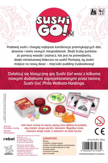 Sushi Go! 10. rocznica Rebel - Phil  Walker-Harding