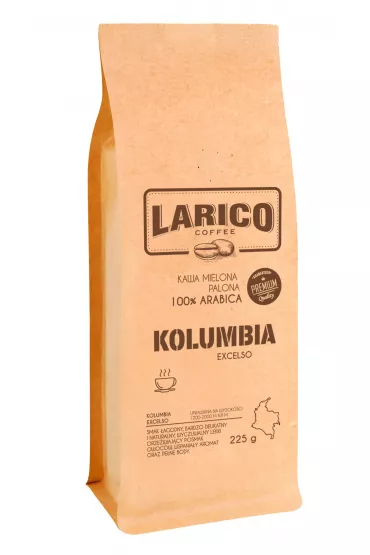Larico Kawa mielona wypalana metod tradycyjn Kolumbia Excelso 225 g