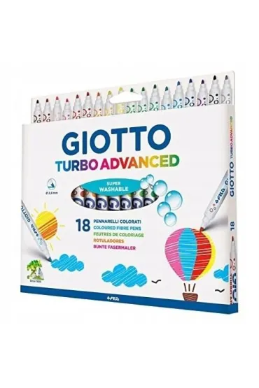 Pisaki Turbo Advanced 18 kolor�w GIOTTO