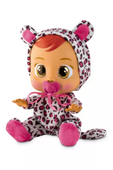 Lalka interaktywna Cry Babies Lea Leopard Tm Toys