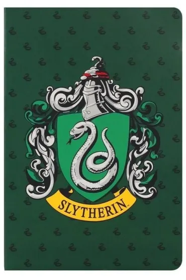 Half Moon Bay Harry Potter Notatnik A5 linia Herb Slytherinu