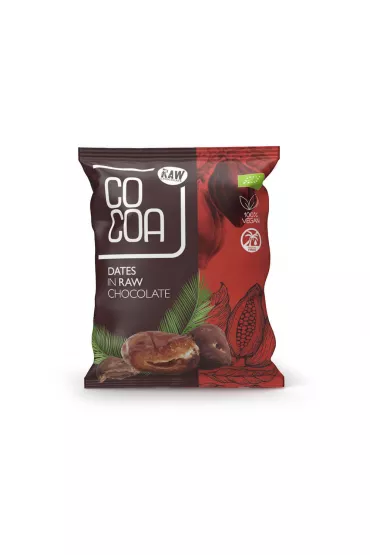 Cocoa Daktyle w surowej czekoladzie 70 g Bio