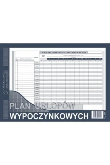 PLAN URLOPOW WYPOCZYNK. 525-1