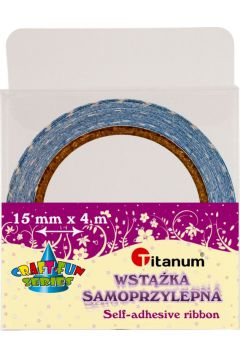 Titanum Tama dekoracyjna 1,5 mm x 4 m niebieska, biaa