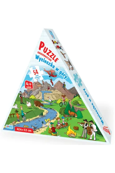 Puzzle obserwacyjne 54 el. Wycieczka w g�ry Jako