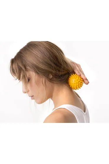 Tullo Fizjo Spiky Massage Pi�ka rehabilitacyjna niebieska 6,6 cm