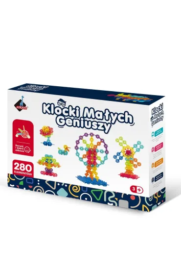 Klocki ma�ych geniuszy �nie�ynki 280 element�w
