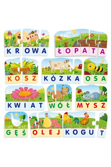 Zabawa i edukacja. Moje pierwsze s�owa. Farma Lisciani