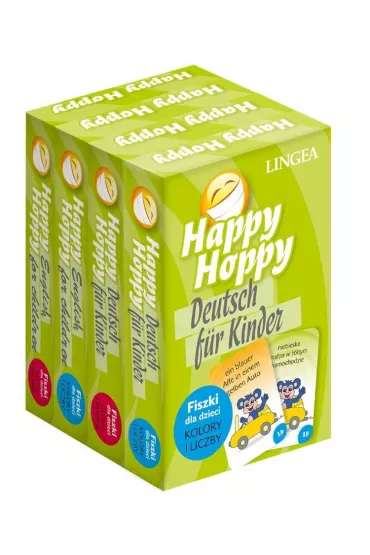 Pakiet happy hoppy deutsch fur kinder fiszki dla dzieci