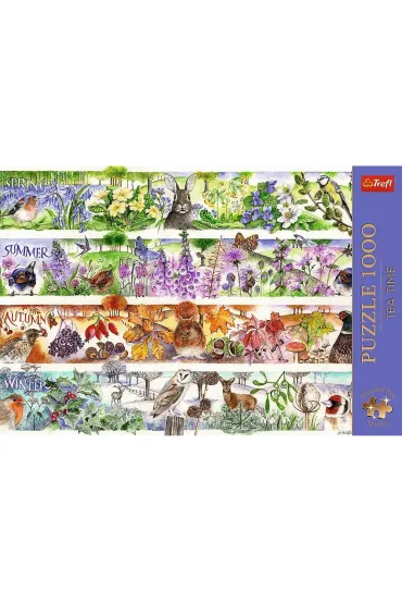 Puzzle 1000 el. Cztery pory roku Trefl