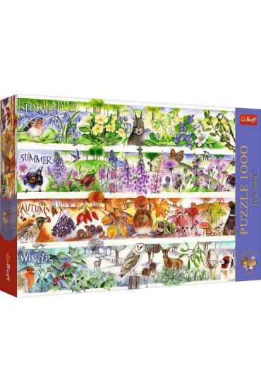 Puzzle 1000 el. Cztery pory roku Trefl
