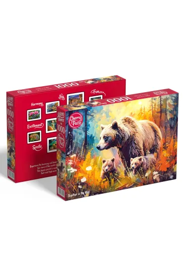 Puzzle 1000 el. Together in the Wild CherryPazzi