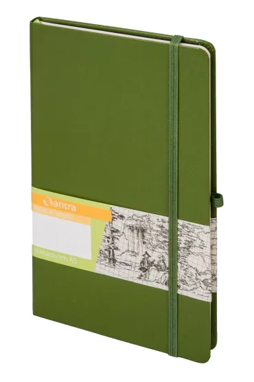 Antra Notes A5 Kropki Romantyzm Khaki