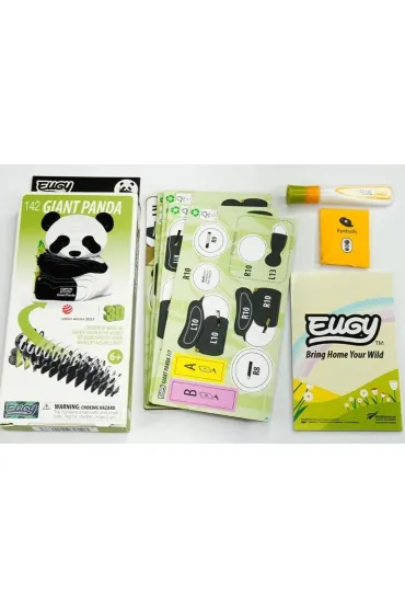 Wielka Panda Eugy. Eko Ukladanka 3D