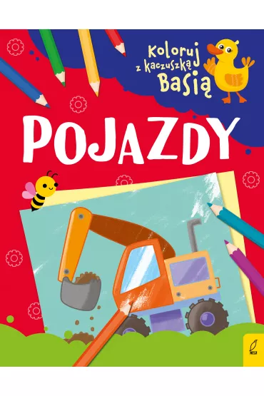 Koloruj z kaczuszk� Basi�. Pojazdy